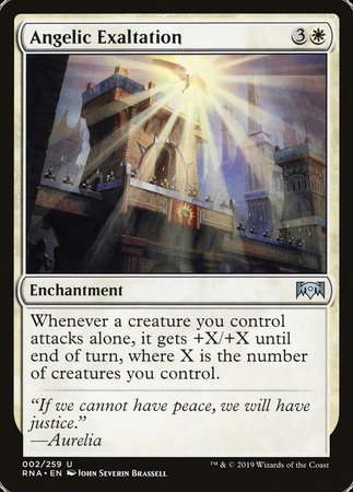 Angelic Exaltation [Ravnica Allegiance] | Sanctuary Gaming