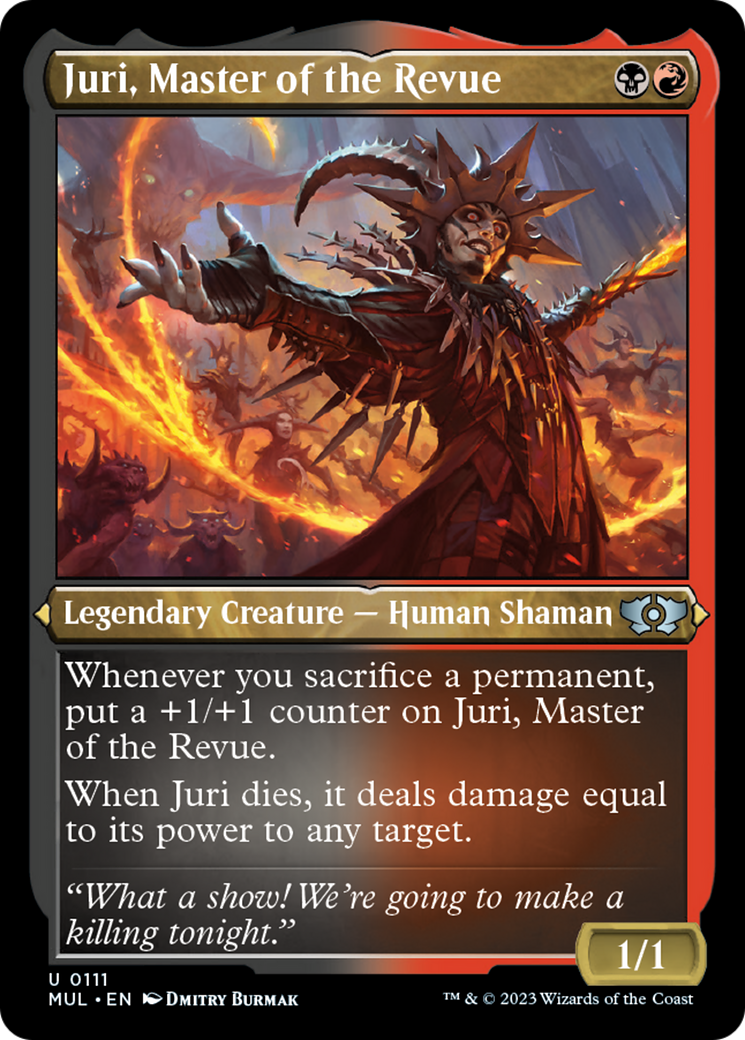 Juri, Master of the Revue (Foil Etched) [Multiverse Legends] | Sanctuary Gaming