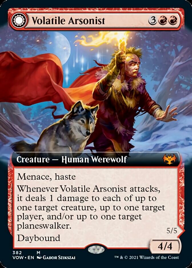 Volatile Arsonist // Dire-Strain Anarchist (Extended) [Innistrad: Crimson Vow] | Sanctuary Gaming