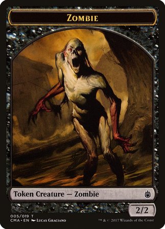Zombie Token (005) [Commander Anthology Tokens] | Sanctuary Gaming