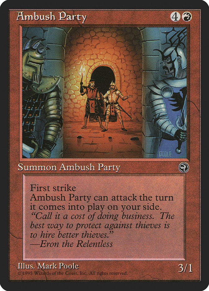 Ambush Party (Eron Flavor Text) [Homelands] | Sanctuary Gaming