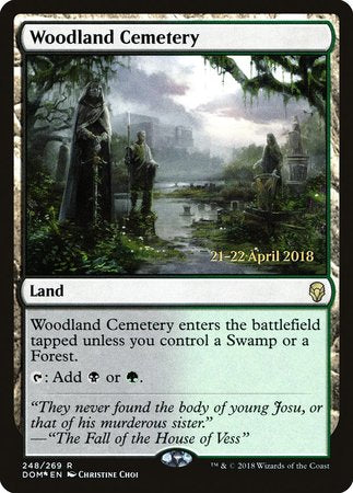 Woodland Cemetery [Dominaria Promos] | Sanctuary Gaming