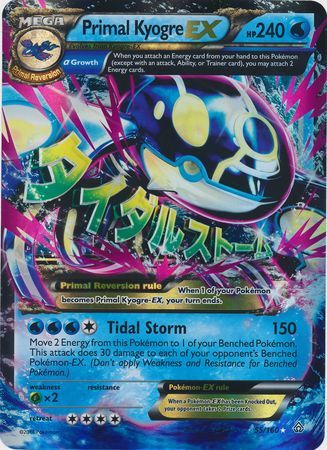 Primal Kyogre EX (55/160) (Jumbo Card) [XY: Primal Clash] | Sanctuary Gaming