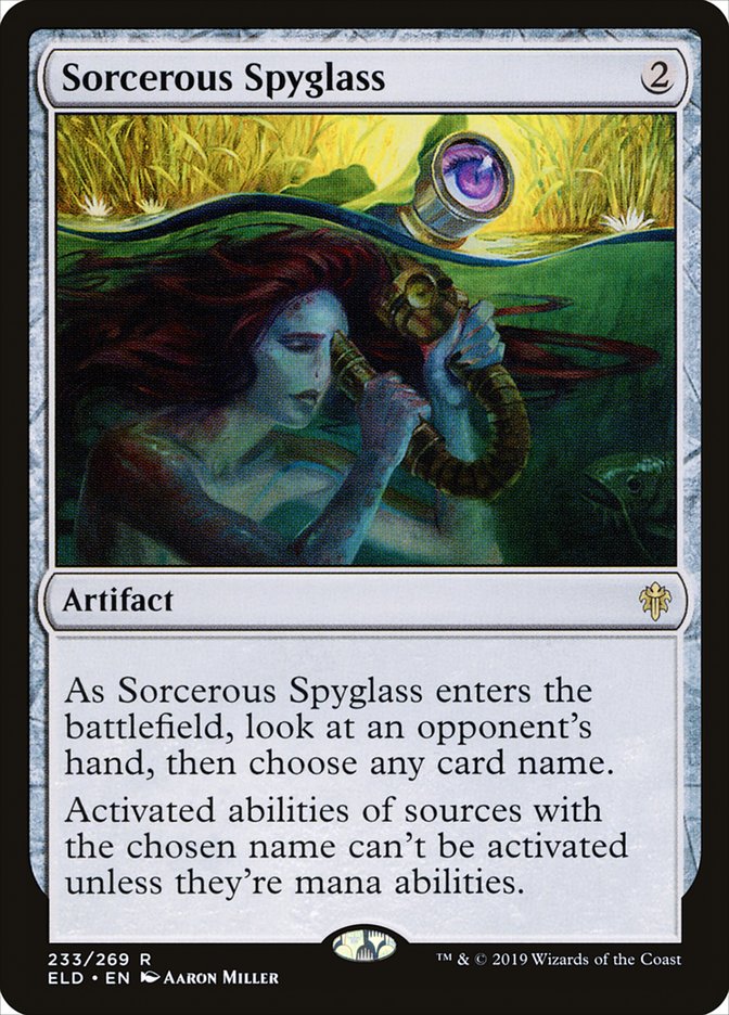 Sorcerous Spyglass [Throne of Eldraine] | Sanctuary Gaming