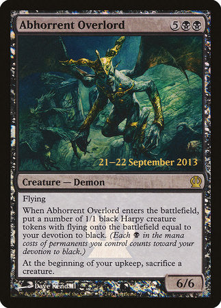 Abhorrent Overlord [Theros Promos] | Sanctuary Gaming