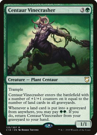 Centaur Vinecrasher [Commander 2018] | Sanctuary Gaming
