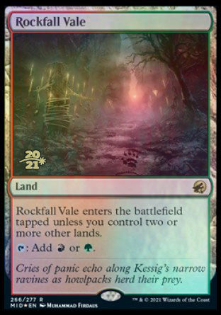 Rockfall Vale [Innistrad: Midnight Hunt Prerelease Promos] | Sanctuary Gaming