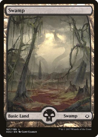 Swamp (187) - Full Art [Hour of Devastation] | Sanctuary Gaming