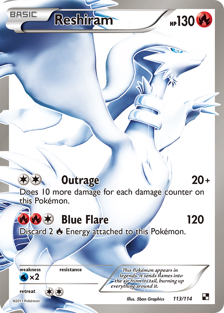 Reshiram (113/114) [Black & White: Base Set] | Sanctuary Gaming