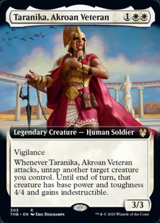 Taranika, Akroan Veteran (Extended Art) [Theros Beyond Death] | Sanctuary Gaming