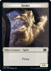 Zombie // Spirit Double-sided Token [Double Masters 2022 Tokens] | Sanctuary Gaming
