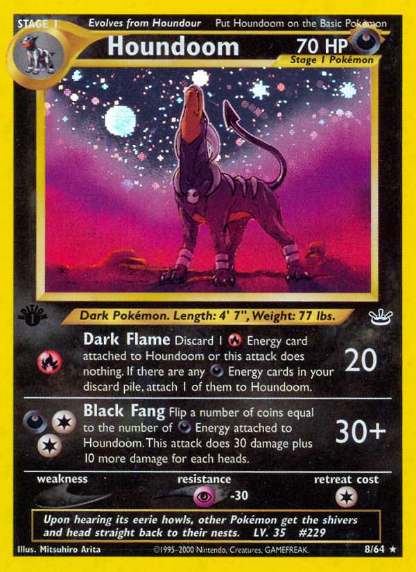 Houndoom (8/64) [Neo Revelation 1st Edition] | Sanctuary Gaming