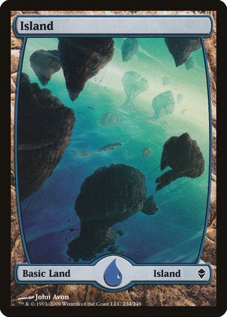 Island (234) - Full Art [Zendikar] | Sanctuary Gaming