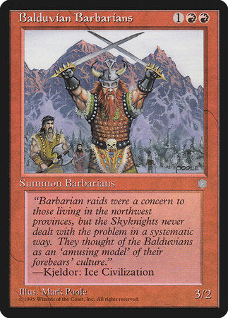 Balduvian Barbarians [Ice Age] | Sanctuary Gaming