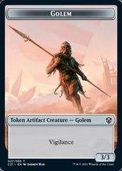 Golem (027) // Thopter Token [Commander 2021 Tokens] | Sanctuary Gaming
