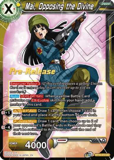 Mai, Opposing the Divine (BT16-073) [Realm of the Gods Prerelease Promos] | Sanctuary Gaming