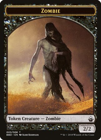 Zombie Token [Battlebond Tokens] | Sanctuary Gaming
