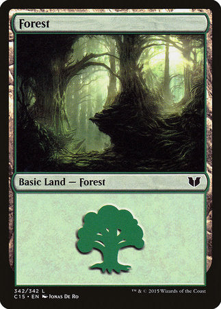 Forest (342) [Commander 2015] | Sanctuary Gaming