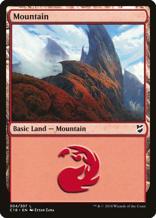 Mountain (304) [Commander 2018] | Sanctuary Gaming