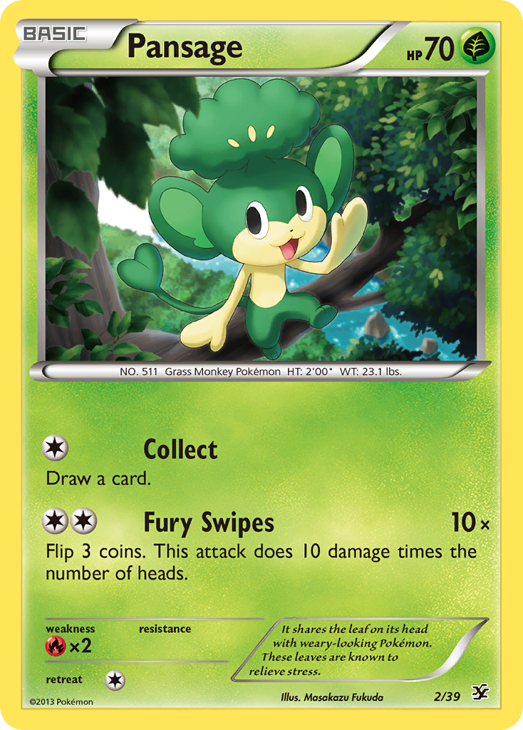 Pansage (2/39) [XY: Kalos Starter Set] | Sanctuary Gaming