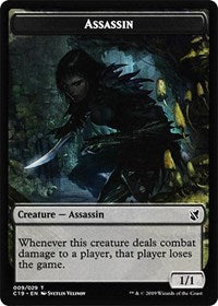 Assassin // Morph Double-sided Token [Commander 2019 Tokens] | Sanctuary Gaming