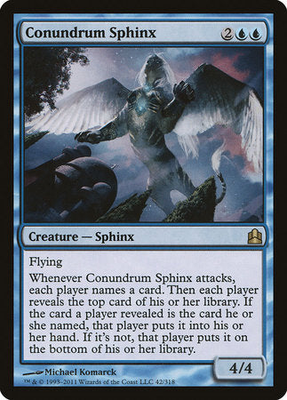 Conundrum Sphinx [Commander 2011] | Sanctuary Gaming