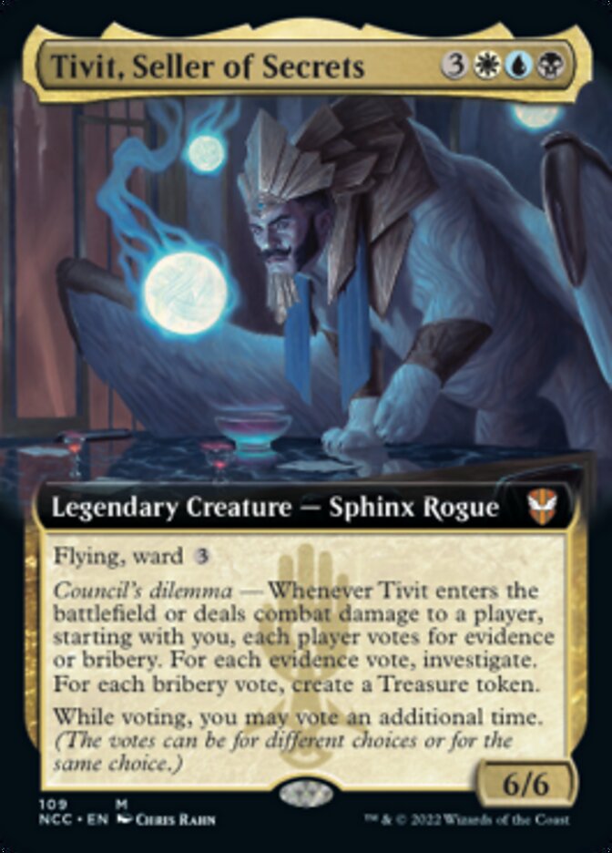 Tivit, Seller of Secrets (Extended Art) [Streets of New Capenna Commander] | Sanctuary Gaming