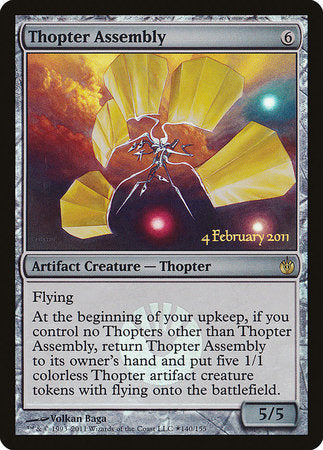 Thopter Assembly [Mirrodin Besieged Promos] | Sanctuary Gaming