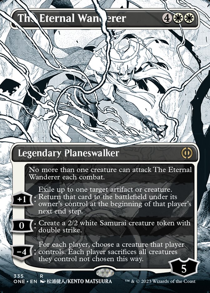 The Eternal Wanderer (Borderless Manga) [Phyrexia: All Will Be One] | Sanctuary Gaming