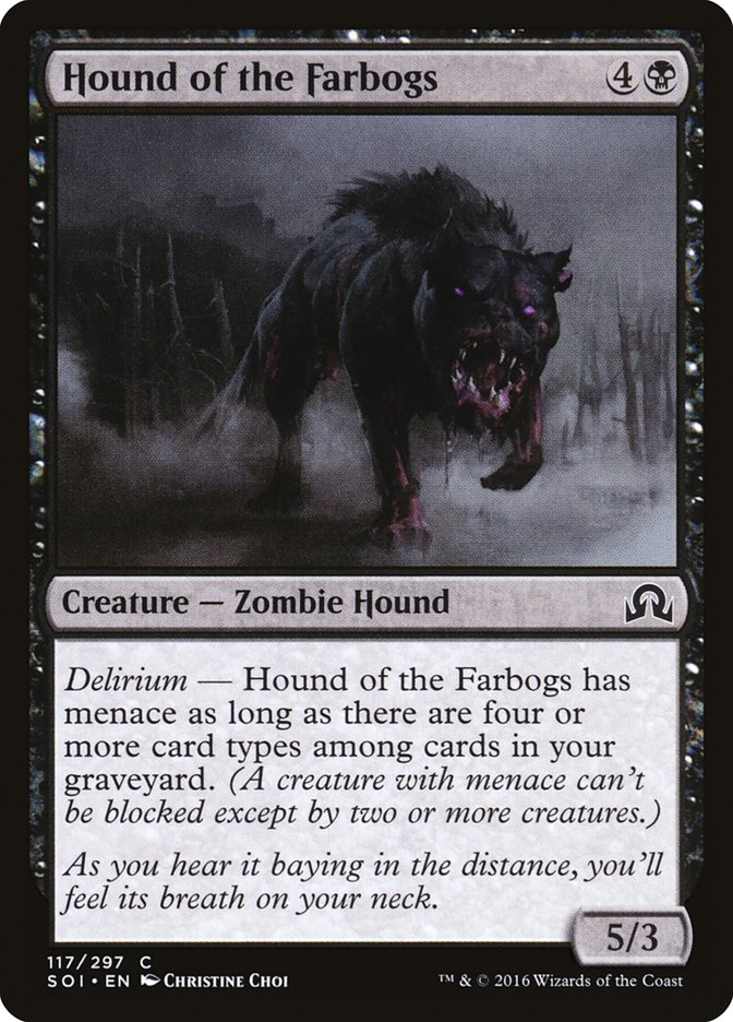 Hound of the Farbogs [Shadows over Innistrad] | Sanctuary Gaming