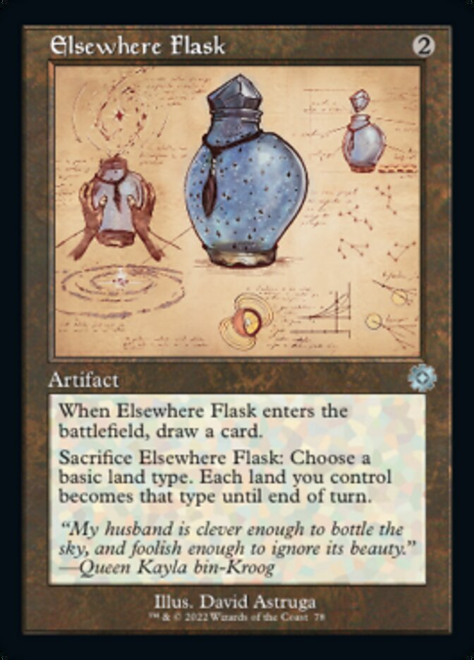 Elsewhere Flask (Retro Schematic) [The Brothers' War Retro Artifacts] | Sanctuary Gaming