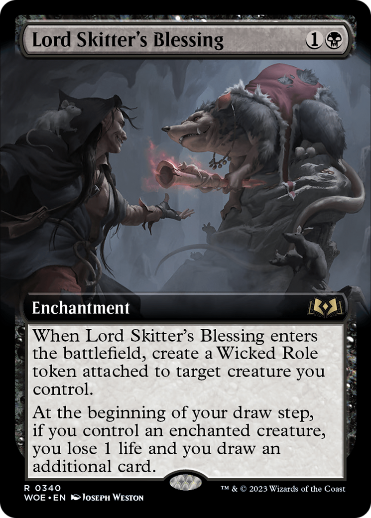 Lord Skitter's Blessing (Extended Art) [Wilds of Eldraine] | Sanctuary Gaming