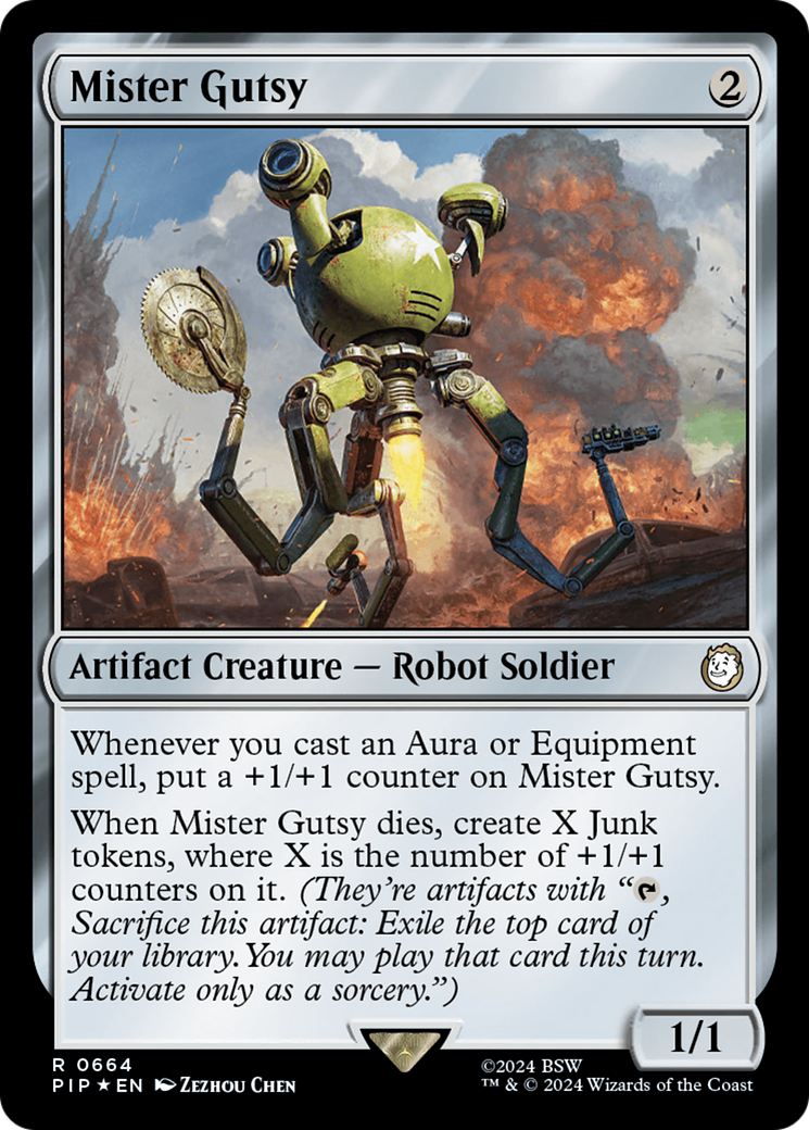 Mister Gutsy (Surge Foil) [Fallout] | Sanctuary Gaming