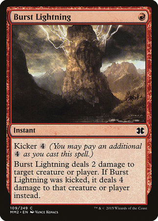Burst Lightning [Modern Masters 2015] | Sanctuary Gaming