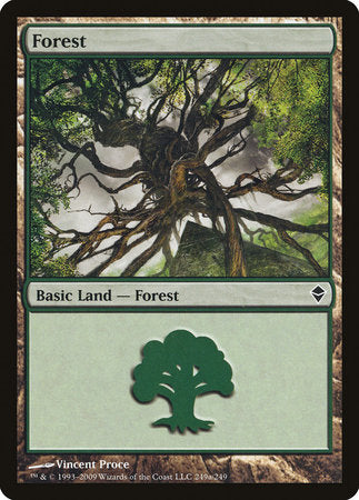 Forest (249a) [Zendikar] | Sanctuary Gaming