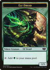 Elf Druid // Beast (020/036) Double-sided Token [Commander 2014 Tokens] | Sanctuary Gaming