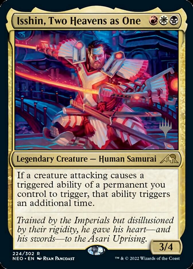 Isshin, Two Heavens as One (Promo Pack) [Kamigawa: Neon Dynasty Promos] | Sanctuary Gaming