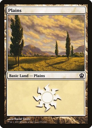 Plains (233) [Theros] | Sanctuary Gaming
