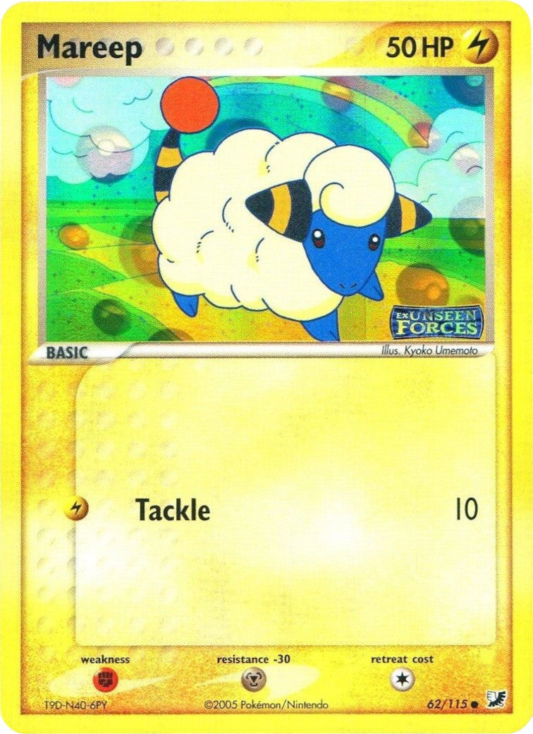 Mareep (62/115) (Stamped) [EX: Unseen Forces] | Sanctuary Gaming