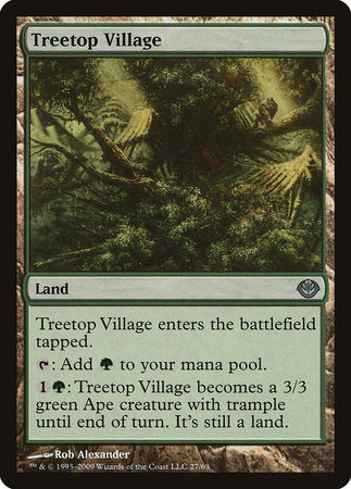 Treetop Village [Duel Decks: Garruk vs. Liliana] | Sanctuary Gaming