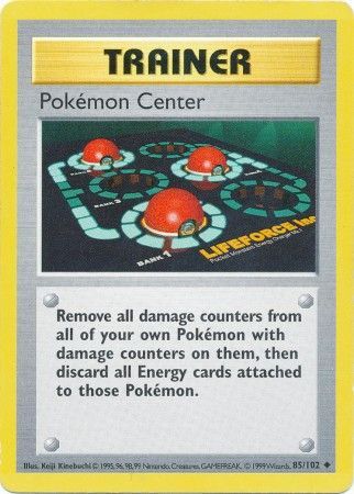 Pokemon Center (85/102) [Base Set Shadowless Unlimited] | Sanctuary Gaming