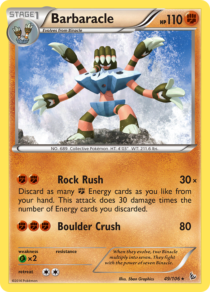 Barbaracle (49/106) [XY: Flashfire] | Sanctuary Gaming