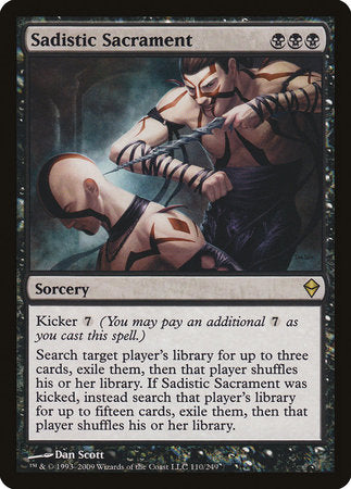Sadistic Sacrament [Zendikar] | Sanctuary Gaming