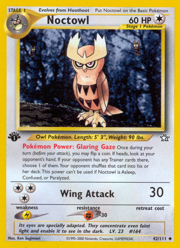 Noctowl (42/111) [Neo Genesis 1st Edition] | Sanctuary Gaming