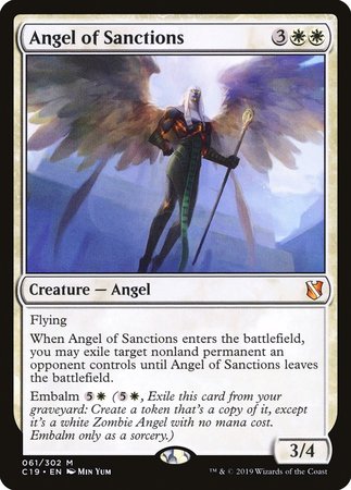 Angel of Sanctions [Commander 2019] | Sanctuary Gaming