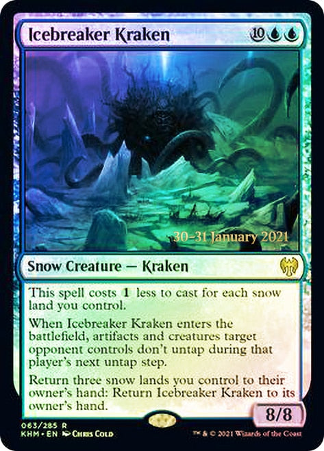 Icebreaker Kraken  [Kaldheim Prerelease Promos] | Sanctuary Gaming
