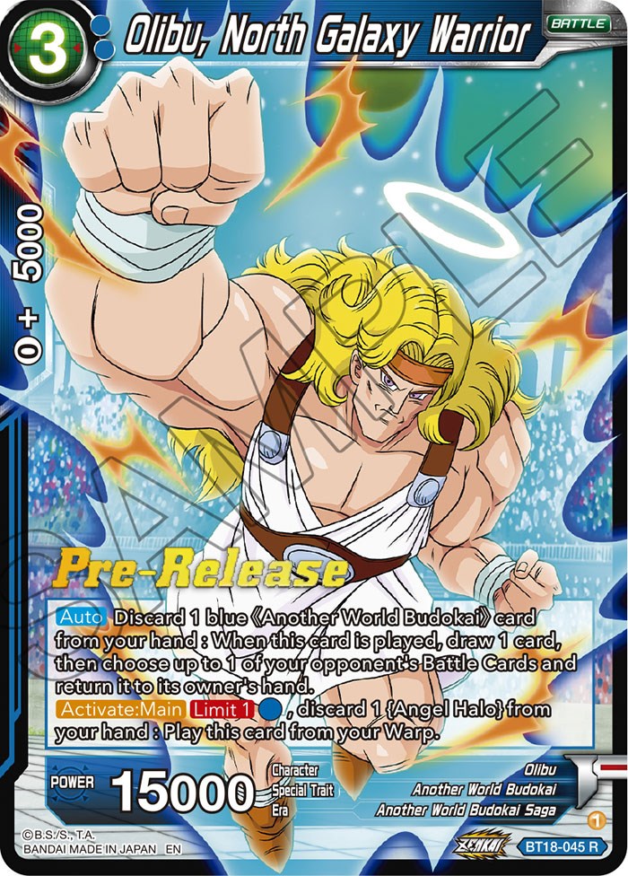 Olibu, North Galaxy Warrior (BT18-045) [Dawn of the Z-Legends Prerelease Promos] | Sanctuary Gaming