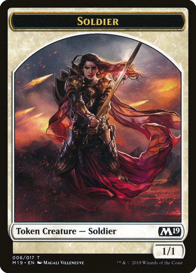 Soldier [Core Set 2019 Tokens] | Sanctuary Gaming