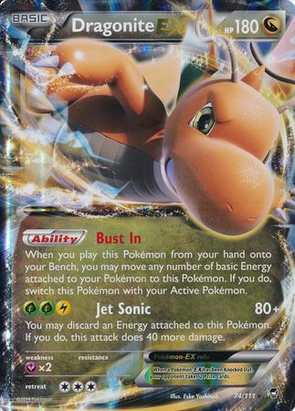 Dragonite EX (74/111) (Jumbo Card) [XY: Furious Fists] | Sanctuary Gaming