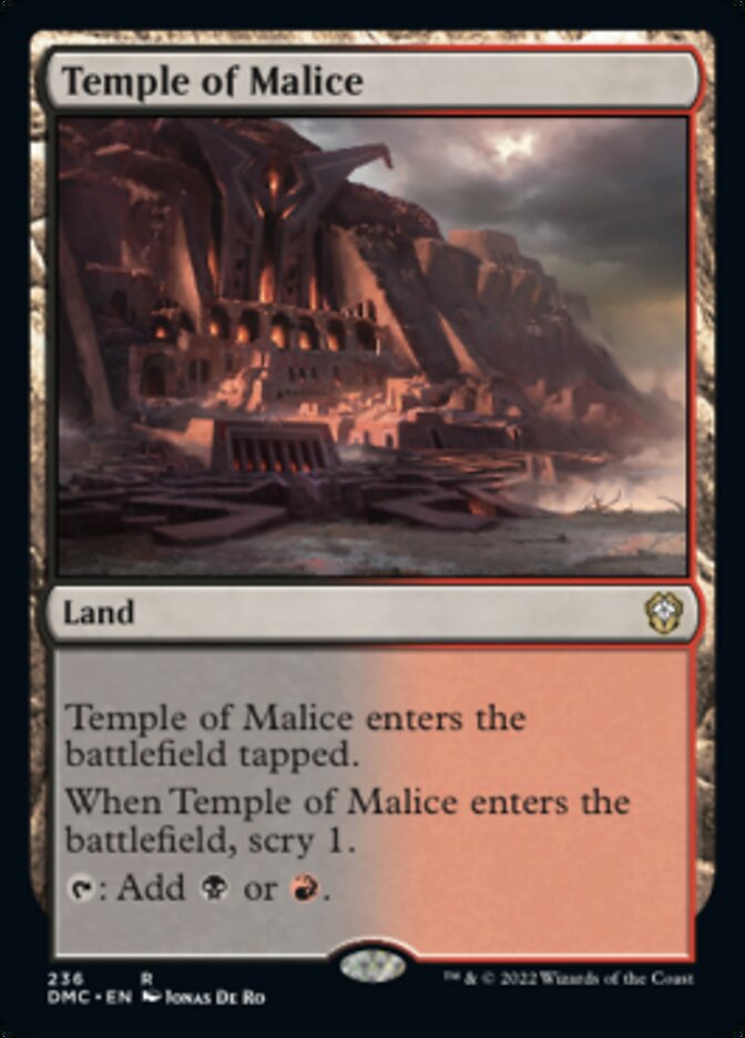 Temple of Malice [Dominaria United Commander] | Sanctuary Gaming